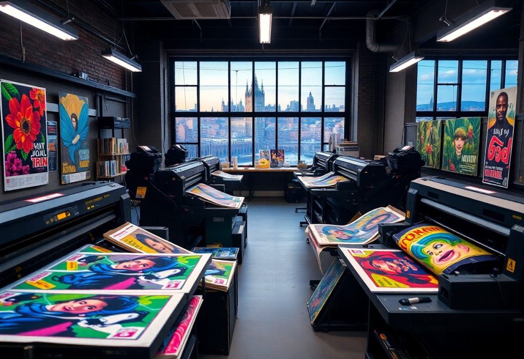 G1 Printing Service Glasgow workshop