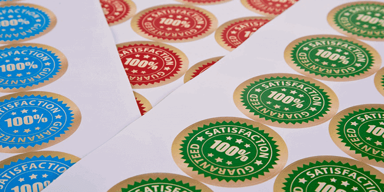 Full colour sticker printing