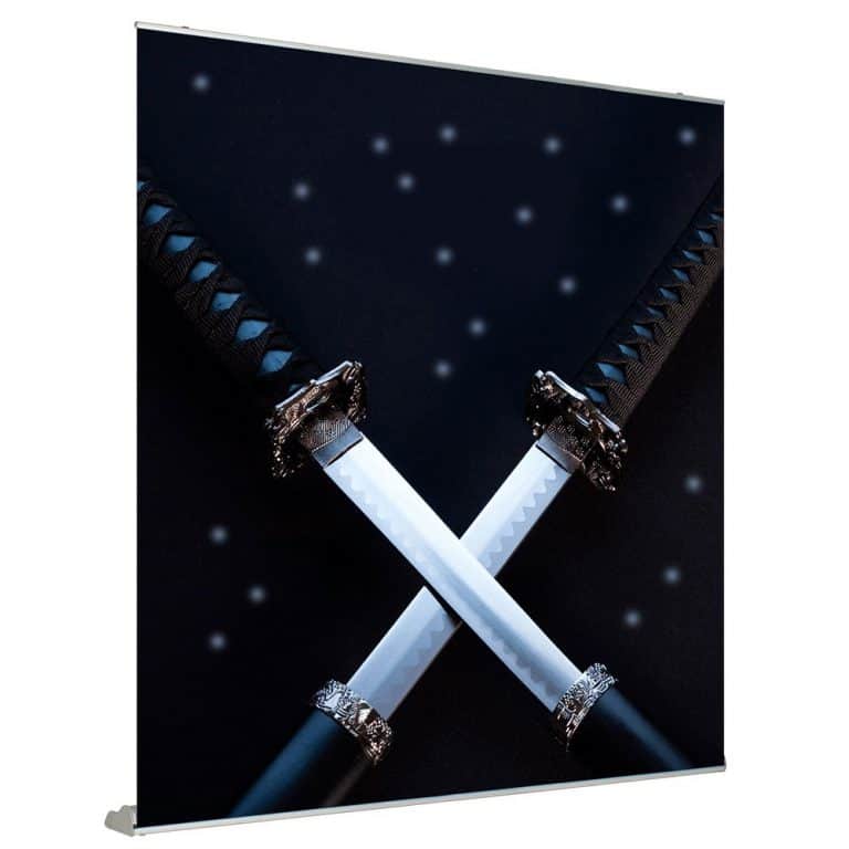 2 metre wide roller banner